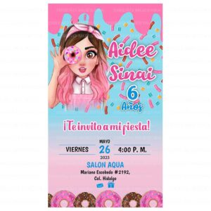 Invitación Digital : Mis Pastelitos